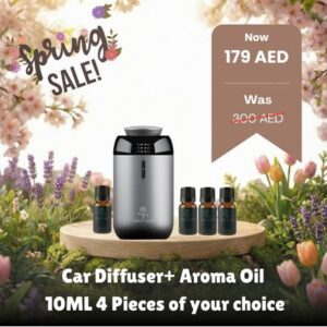 Eid Offer Car Diffuser+ Aroma Oil  10ML 4 Pieces
