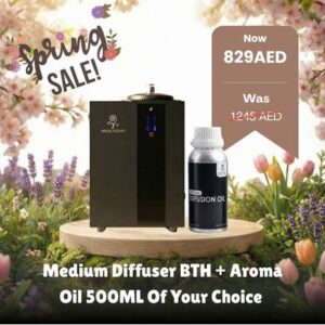 Eid Offer Medium Diffuser BTH + Aroma Oil 500ML