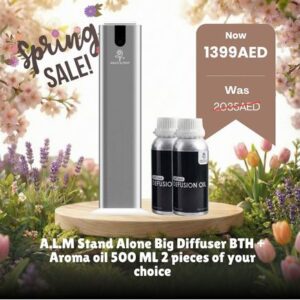 Eid Offer A.L.M Stand Alone Big Diffuser BTH + Aroma oil 500 ML 2