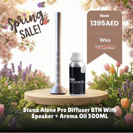 Eid Offer Stand Alone Pro Diffuser BTH With Speaker + Aroma Oil 500ML