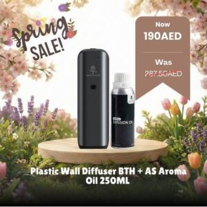 Eid Offer Plastic Wall Diffuser BTH + AS Aroma Oil 250ML