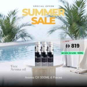 Summer sale premium aroma oil bundle with 6 x 500ml bottles
