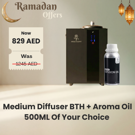 Ramadan Offer Medium Diffuser BTH + Aroma Oil 500ML