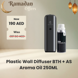 Ramadan Offer Plastic Wall Diffuser BTH + AS Aroma Oil 250ML