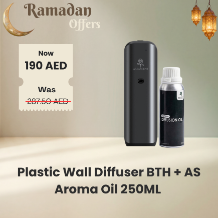 Ramadan Offer Plastic Wall Diffuser BTH + AS Aroma Oil 250ML