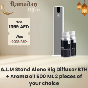 Ramadan Offer A.L.M Stand Alone Big Diffuser BTH + Aroma oil 500 ML 2
